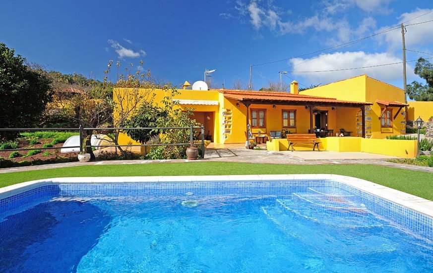 Bijzondere accommodaties Villa Majadera Linde in La Rosas (Tenerife, Spanje)