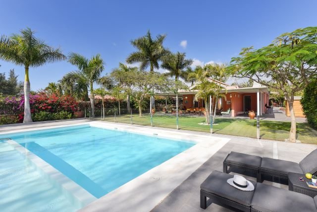 Bijzondere accommodaties Villa El Flamboyan in Maspalomas (Gran Canaria, Spanje)