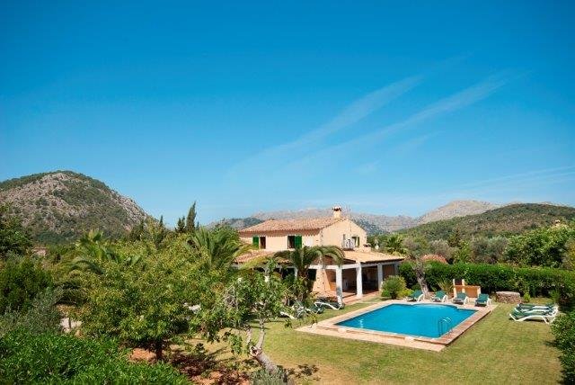 Bijzondere accommodaties Villa El Pontarro in Pollença (Mallorca, Spanje)