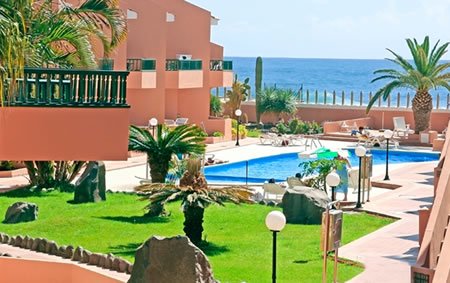 Bijzondere accommodaties Appartementen Tres Palmeras in Valle Gran Rey (La Gomera, Spanje)