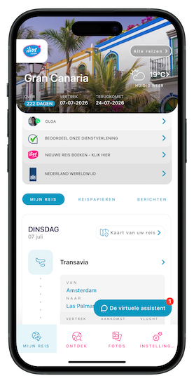 Ilios Reizen-app